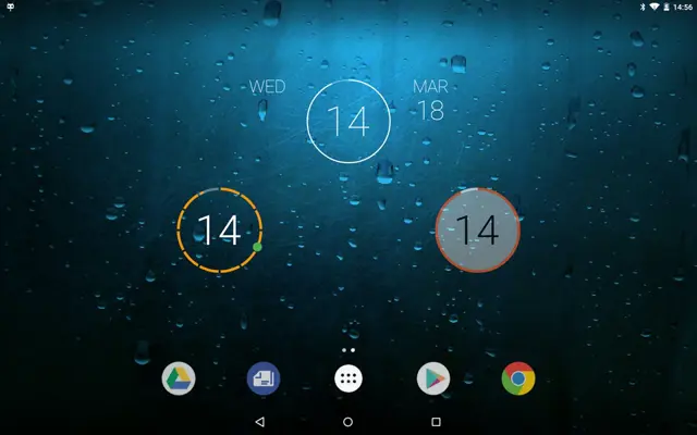 onca Clock Widget android App screenshot 0